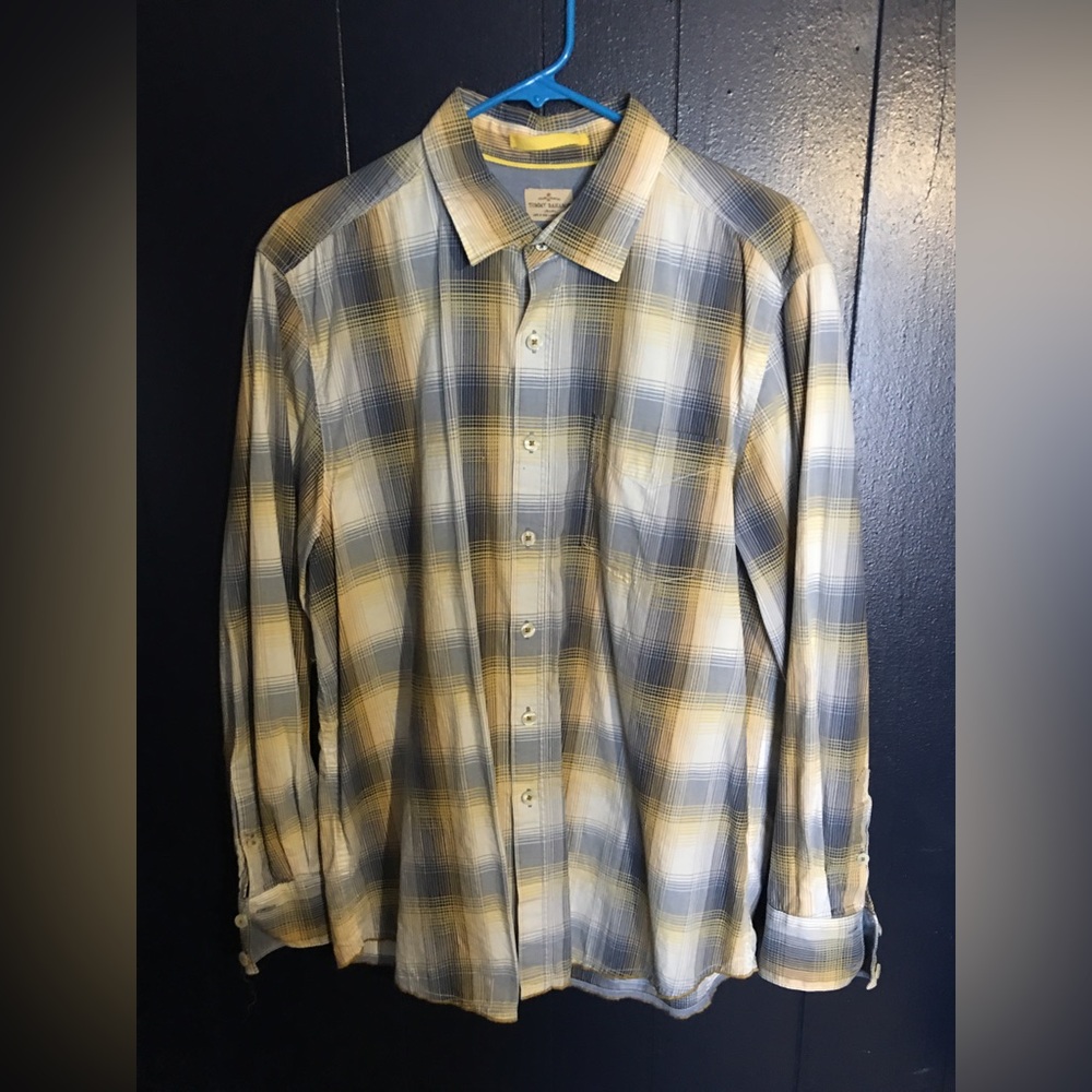 Banana Republic Plaid Long Sleeve Button Down Shirt